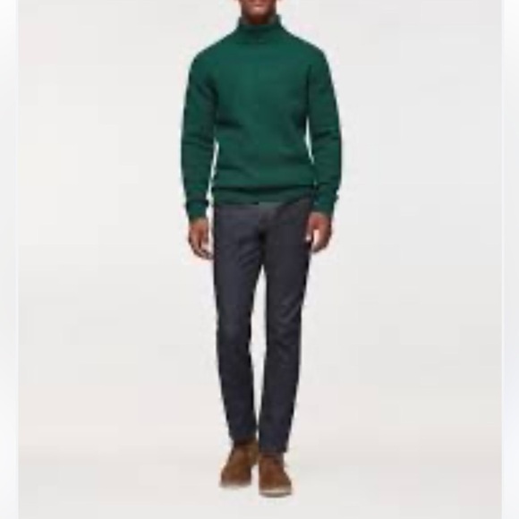 Newcome Robb Buffalo Made in Scotland Green 100% Pure Cashmere Sweater Sz 42 Men - Picture 2 of 12